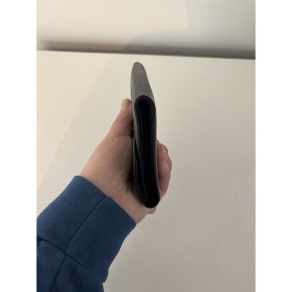 PRADA large saffiano leather wallet Black Triangle Authenticity Card - Picture 9 of 16